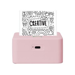 Core Innovations Wireless Mini Portable Inkless Thermal Printer & Small, Pink