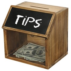 Rustic Burnt Solid Wood Suggestion Donation Ballot Box w/Chalkboard Label & Lock