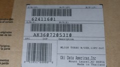 Oki 62411601 Microline 320t Dot Matrix Printer 120v-ac