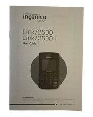 Ingenico Link 2500 LIN250-USSTA02A Portable Credit Card Terminal New