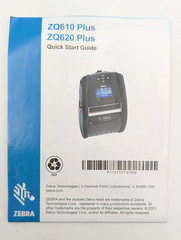 Zebra ZQ620 Plus Direct Thermal Transfer Mobile Printer (ZQ62-AUWA004-00) Black