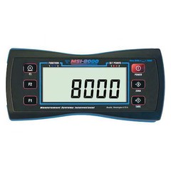 MSI MSI-8000-RMT-DSPLY Hand Held Remote, Blk/Bl, Plstc, Rbbr Grip