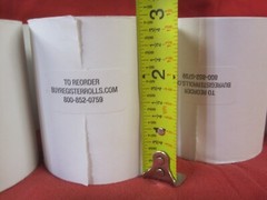 25 Rolls Cash Register Credit Card POS Receipt Paper BuyRegisterRolls NonThermal