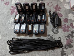 Lot of 15 Janam XM66 Mobile Computer Barcode Scanner XM66W w/ Charger & Lanyards