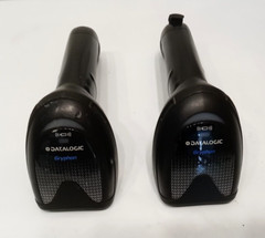 Lot Of 2 Datalogic Gryphon GBT4500 Barcode Scanner BK-HD-WLC Same As Pictures