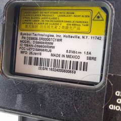 Symbol Motorola Zebra DS9808 Barcode Scanner DS9808-SR00007NNWR w/USB Cable