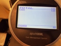 Royal Consumer Alpha 1100ML Cash Register