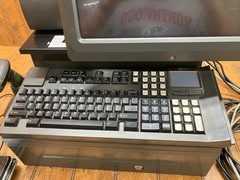 NCR Real POS 7616 w/ Monitor Keyboard Printer Scanner Card Reader Cash Drawer #3