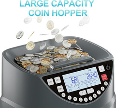 Coin Counter and Sorter with TFT Display – Accurate Sorting Machine for 5 Denomi