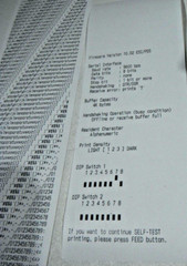 Epson Micros TM-T88IV M129H Thermal Receipt Printer w/Serial-Ethernet Cable (J)