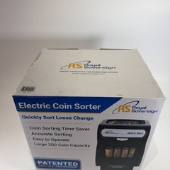 Royal Sovereign QS-1AC Electric Coin Sorter Counter Machine Tested