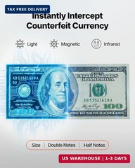 VEVOR Mixed Denomination Money Counter Machine, 1200 Notes/Minute, Cash Counter