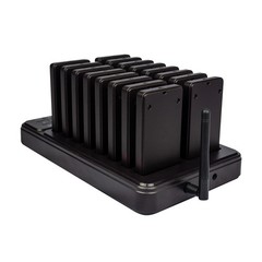Catel Wireless Restaurant Paging System 16 Pagers 1 Keyboard Transmitter