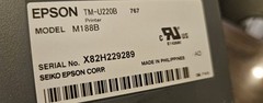 Epson TM-U220B POS Receipt Printer