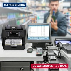 NUCOUN VC-3 Money Counter Machine Mixed Denomination, Value Counting, CIS/UV/IR/