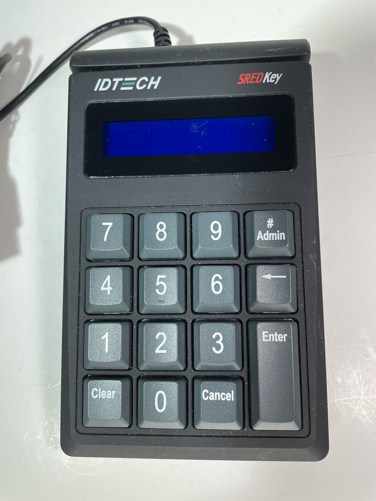 IDTech IDSK-534833TEB SREDKey MagStripe USB Credit Card Reader AS IS