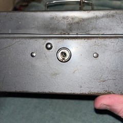 Vintage Metal Steel Money Cash Lock Locking Box Merriam Now Cash Box No Key