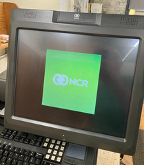 NCR Real POS 7616 w/ Monitor Keyboard Printer Scanner Card Reader Cash Drawer #2