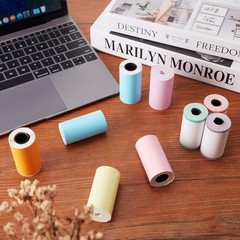 9 Rolls of Thermal Printer Paper Just 3 Rolls of Adhesive 57 x 30 mm Mini Pri…