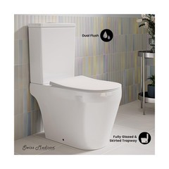 Lamarck Two-Piece Elongated Toilet Dual-Flush 1.1/1.6 gpf