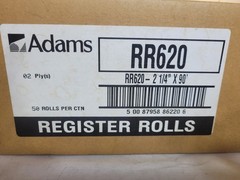 Pos Printer Rolls 2 Ply 2 1/4″ X 90’Register Roll 50 Pack White Canary Yellow