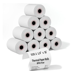 2 1/4″x50′ Thermal Paper Receipt Rolls Cash-Register 2.25inch Width 50ft Longth