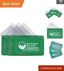 Lightweight Credit Card Fresnel Lenses – 3 Pack Fire Starter & Magnifier