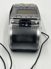 Verifone VX520 CREDIT / DEBIT Card POS Terminal With Power Cord AS IS NO BACK SE