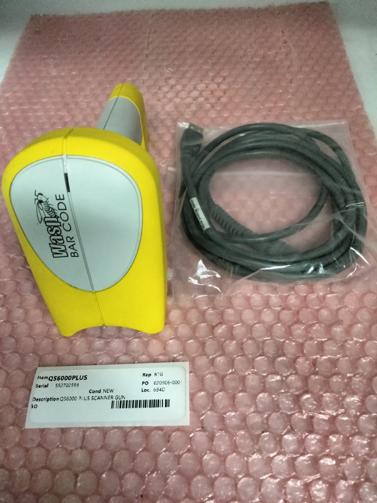 PSC QS6000PLUS WASP BARCODE SCANNER WITH CABLE