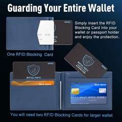 RFID Blocking Card 5 Pack Slim RFID & NFC Blocker for Men & Women