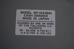 M-S Cash Drawer Insert Keys Included White SP-103-BMA Made in Japan Heavy Steel