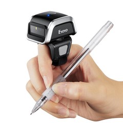 Eyoyo Wireless 2D Finger Ring Barcode Scanner Screen Scanning PDF417 for iPad PC