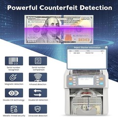 RIBAO MC-165 Two-Pocket Mixed Denomination Money Counter Machine,Bill Counter