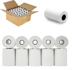 50 Rolls 2 1/4″ x 85′ Thermal Paper Credit Card Cash Register POS Receipt Paper