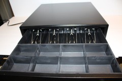 Redsis RM34101EKD A02 CASH DRAWER (Black) USED – Excellent Condition!
