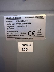 APG Vasario Series 16 in Cash Drawer scratch and dent special *VB320-BL1616*