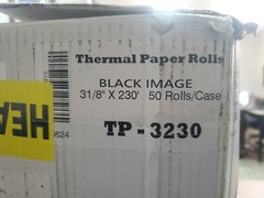 (50-PCS) Thermal Paper Rolls 3 1/8″ x 230 Fits Most Receipt Printers (VR5)