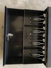 2 Volcora 500022 Cash Register Drawer Removable Coin Tray and Generic With Keys