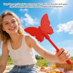 3D Printed Credit Card Wand Lightweight Ergonomic Tap To Pay For Kids
