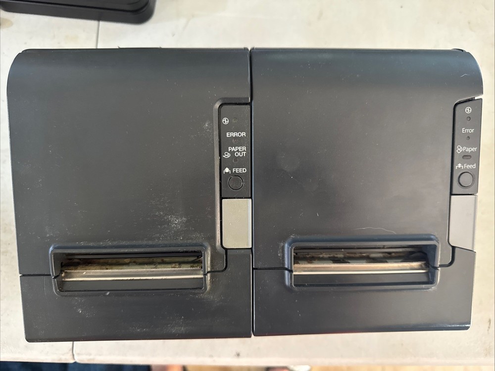 2 EpsonThermal Receipt Printers 1 Model M129H And 1 Model M244A READ