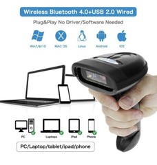 NETUM Bluetooth Barcode Scanner, Compatible with 2.4G Wireless & Bluetooth *READ
