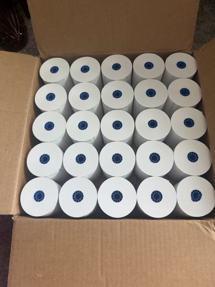 Star Micronics 25pk 80MM Receipt Paper 230′ Roll TSP100 TSP650 TSP700 37966290