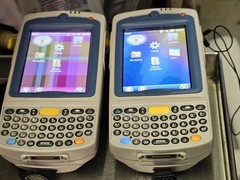 Lot of 2 Unlocked Motorola/Windows Mobile MC75A0 Handheld PC/Scanner + Cradle,