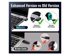 Tera Barcode Scanner Wireless 1D Laser Cordless Barcode Reader USB 5100 Teal