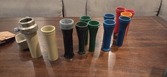 Laurel Tsfae + Major Metalfab Coin Counting Kit 2 Metal Chutes, 10+ Tubes & Bin