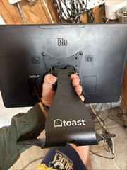 Toast POS Screen Black Tested Working Tt200 with Power Supply