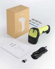 Inateck Wireless Barcode Scanner Barcode Reader 2.4GHz 35M Range Auto Scanning