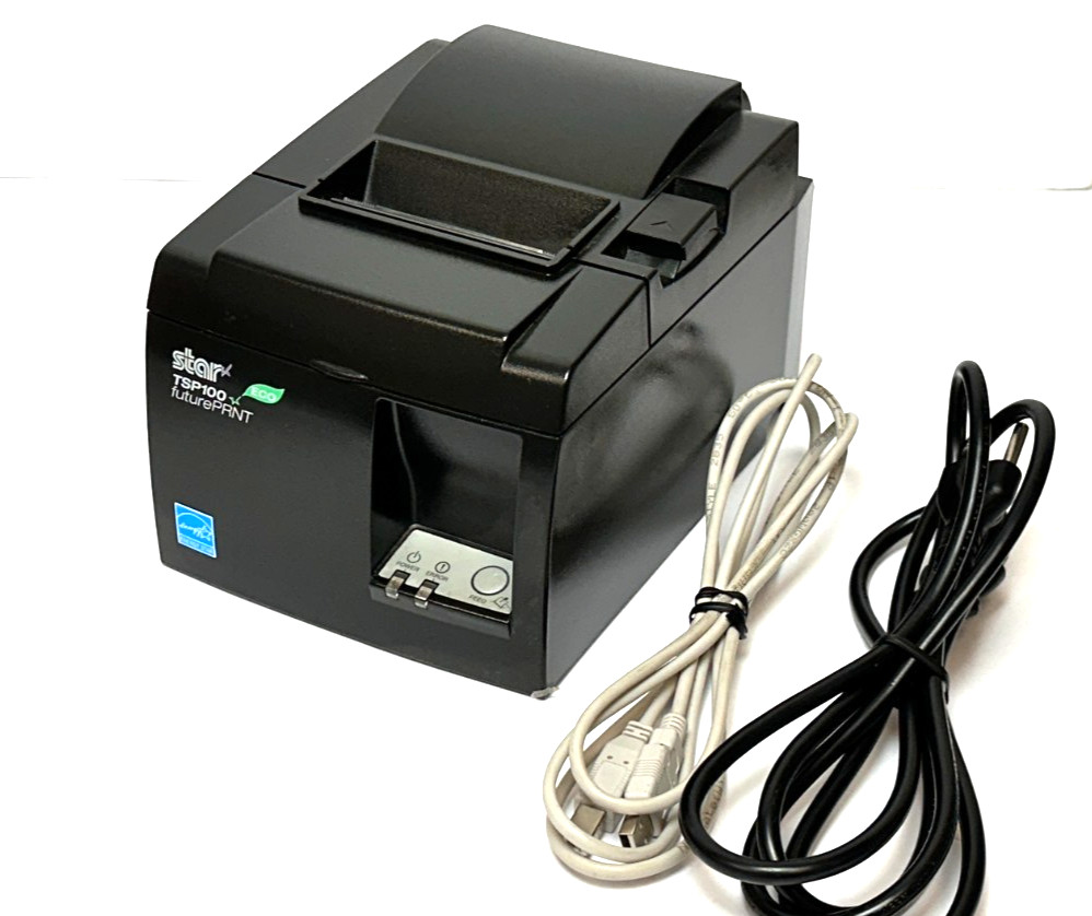 Star TSP100II Thermal POS Receipt Printer USB (Complete Bundle)
