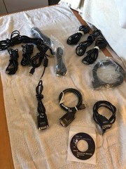 LOT of 14 (7) USB TO RJ45 (4) RJ45 TO SERIAL (3) USB TO SERIAL CABLE GENDERS PC
