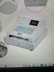 Electronic Pos Cash Register Cashier Machine With Drawer Financial Equipment